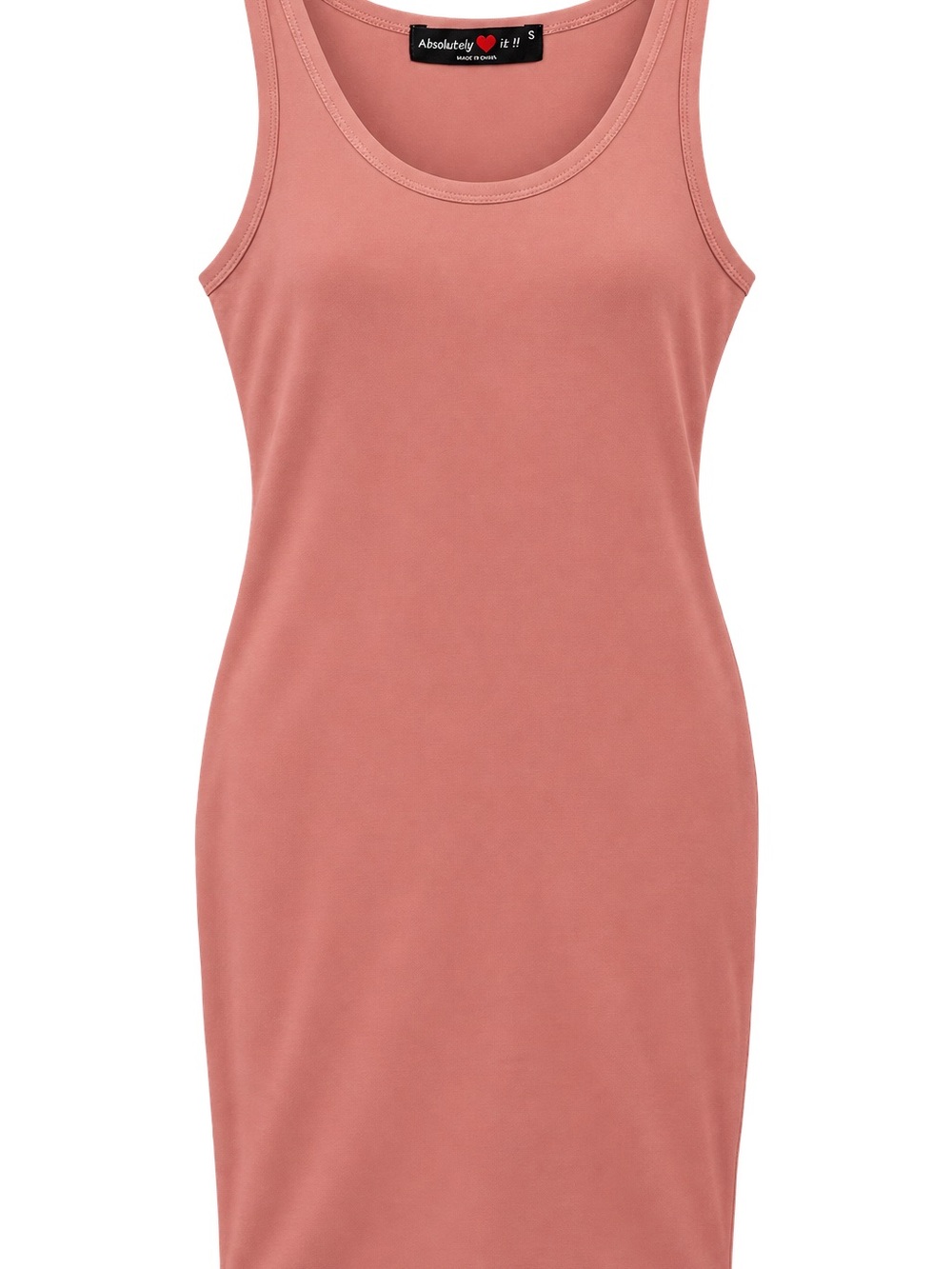 Absolutely Dusty Rose Tank Slip Dress